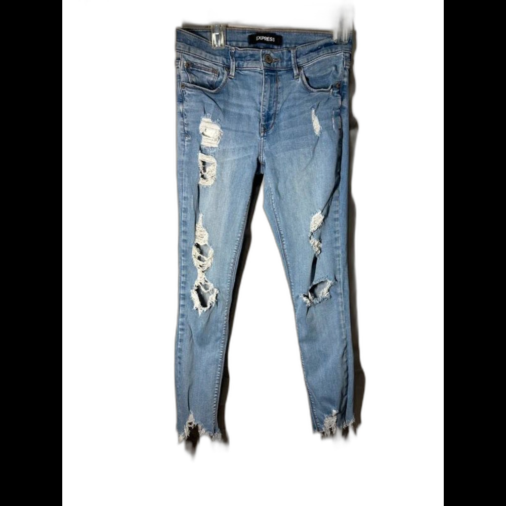 Express Distressed Jeans - Picture 4 of 8
